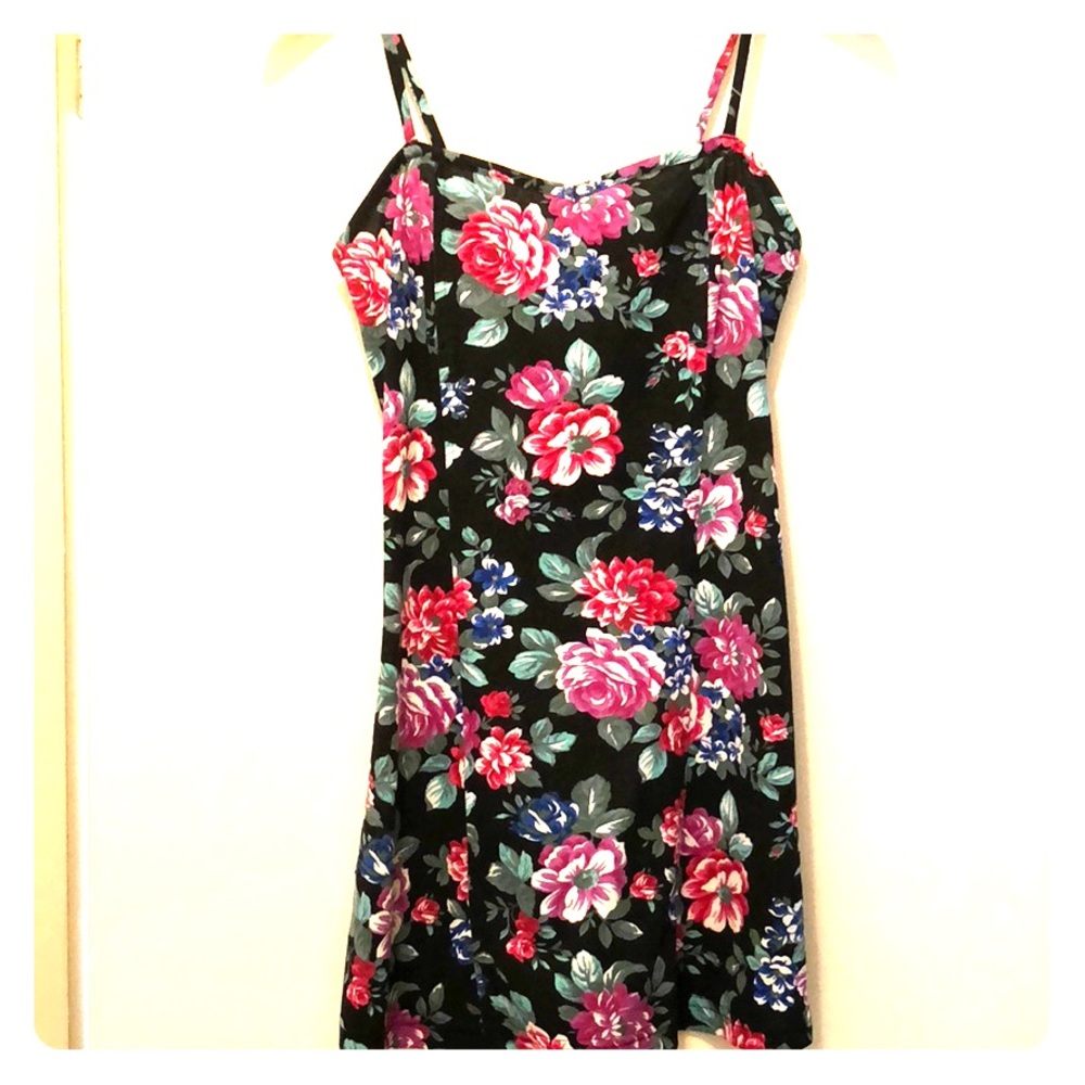 Black floral Urban Outfitters dress. Basically new